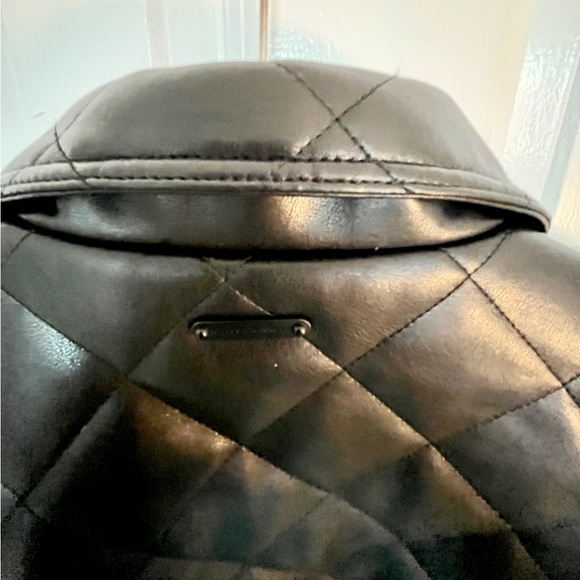 🎀HP 3x🎀 NWT Rebecca Minkoff Quilted Moto Jacket L Black DETAILS 🎀 - Picture 8 of 13